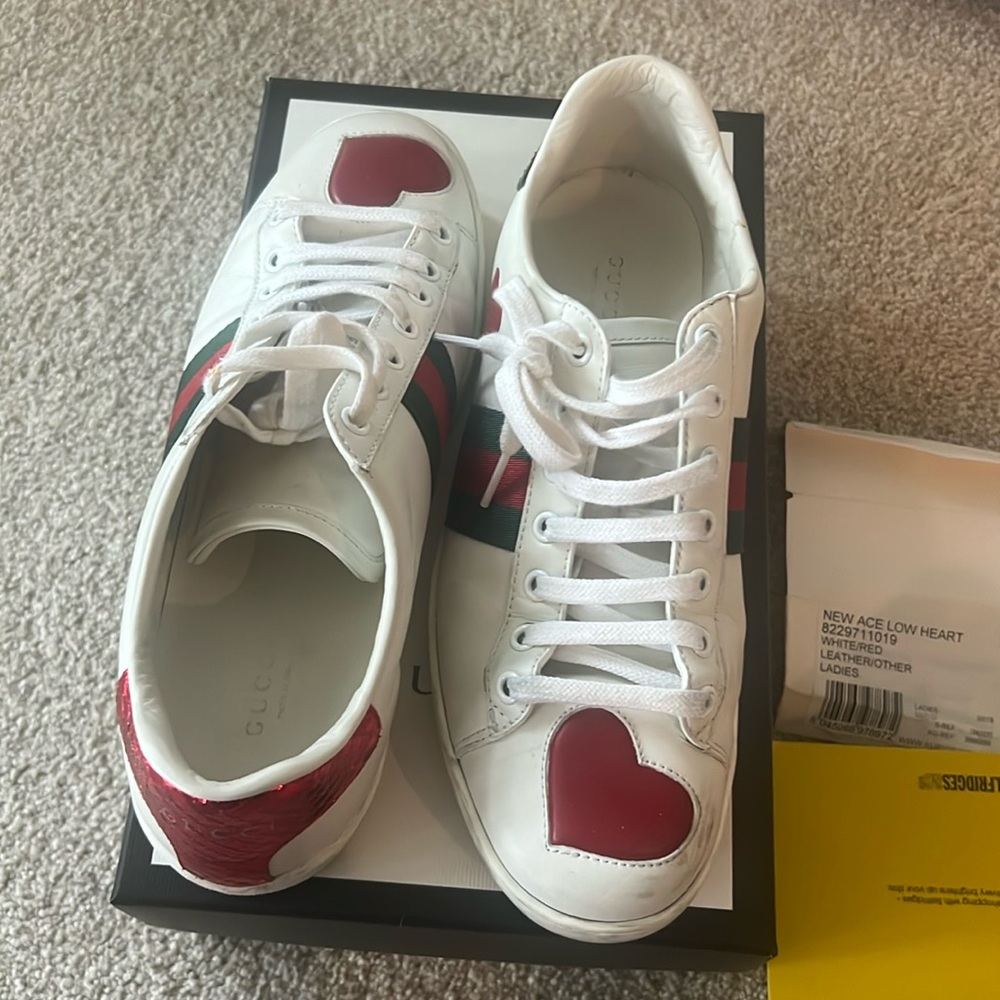 Gucci Ace Heart Sneakers